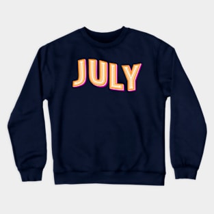 july,june,august,january,april,month,october,february,november Crewneck Sweatshirt